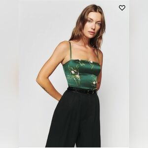 Reformation Overland Silk Top